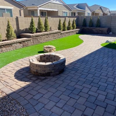 Full Landscaping Company Artificial turf,Paver driveway, paver patio,pathways , irrigation ,planting,Residential and Commercial 928-499-5119 licensed contractor