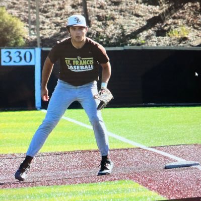 UNCOMMITTED St. Francis HS | 2024 1B, 3B, OF | 6’0 195 | 3.83 GPA | 100 MPH EV | 91 PULL DOWN | 7.09 60 YD DASH