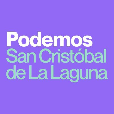 Cuenta oficial de Podemos San Cristóbal de La Laguna (Tenerife).