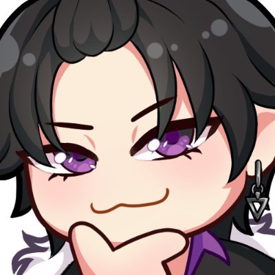 Komurasaki | こむらさき 🐈‍⬛🟣 VTuber | 頑張って日本語を勉強するさんのプロフィール画像