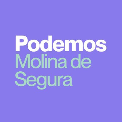 Cuenta Oficial de Podemos Molina De Segura. Trabajando por un municipio más próspero, saludable, feminista, sostenible e inclusivo.