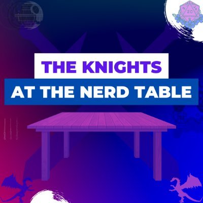 We are the Knights at the Nerd Table and we will do our best to bring you all the information on the nerdy things that are happening!

https://t.co/xVjufcF0Nq