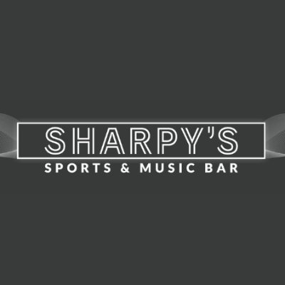 We are Sharpy's Sports and Music Bar! We offer screened live sports, live music, darts and delicious food and drink!