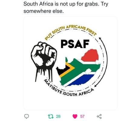 SA🇿🇦 is my country, my heart and my everything. I will defend it with every fibre in my body. If that's xenophobic, so be it. 
#PSAF
#Operation Dudula ... 💪