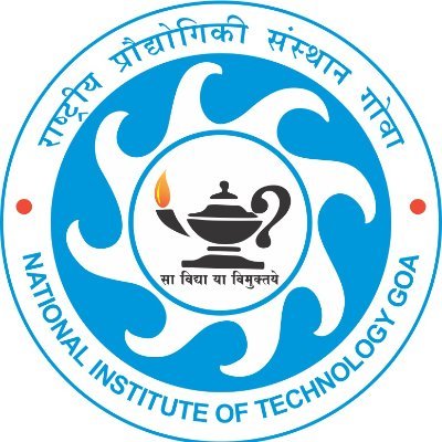 Welcome to the official Twitter handle of National Institute of Technology Goa. Retweets are not endorsements.