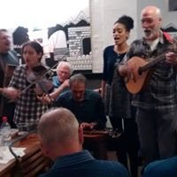 World-famous traditional singing night. Trad songs & tunes,
ballads, music hall, skiffle, blues & more. Cecil Sharp House, Camden, London Tuesdays 7:30-10:30pm.