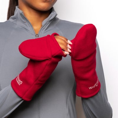 Susan Clayton, Inventor WhitePaws RunMitts. As an avid runner, I couldn’t find mittens that kept my hands warm when training in cold weather, so I invented one