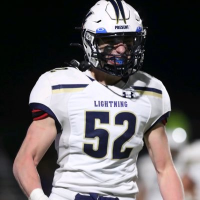 Appleton north HS | '23 | 6'1 | 208 lbs | Football Baseball Basketball | Academic All State | Honorable Mention All State Punter and Outside Linebacker |