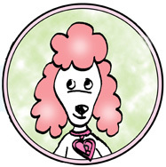 Cartoon poodle 'n reluctant fashionisto. I live a charmed life in 'A Romantic Life’ comic strip. I luvs gossip mags, reality TV, Animal Planet, 'n sleeping!