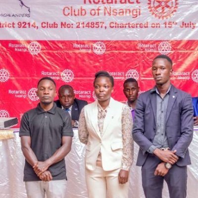 Official Account for The Rotaract Club of Nsangi. Club No. 214857 Est. 15 July 2016.
