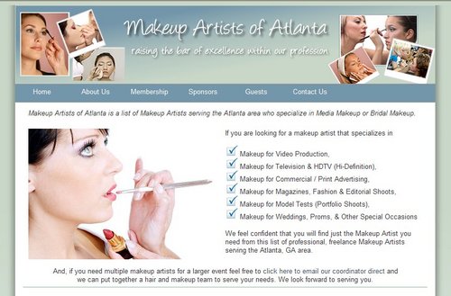 Makeup Artists of Atlanta is a referral and networking group of Makeup Artists in Atlanta. Become an official member - visit our website for details.