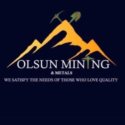 bienvenue sur le compte officiel de la société OLSUN MINING COMPANY SARL. contact:+243971838290. Email: olsunmining12@gmail.