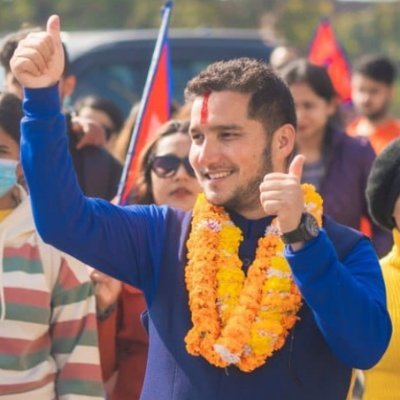 प्रतिनिधि सभा उम्मेदवार, काठमाण्डौँ - १
चुनाव चिन्हः घन्टी

Activist|Leader|Ph.D Scholar in Social Work(T.U.)

 https://t.co/Ccz1K7rQ7Z