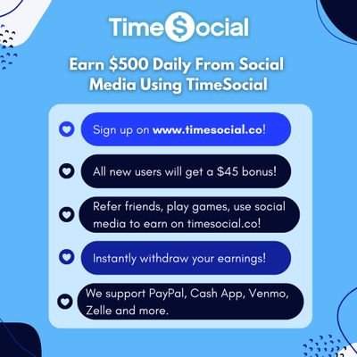 u59399's profile picture. Turn your time into Money Using TimeSocial
