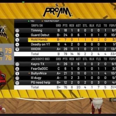 C/ Pro-am Experience in leagues 🏆 (Xbox)