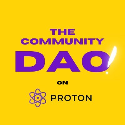 The Community DAO | on Proton ⚛️さんのプロフィール画像