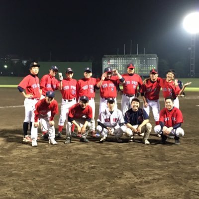 埼玉県朝霞市をメインに土曜ナイター専門(19:00-21:00)で活動している草野球チームです。現在20代前半から60歳迄が所属するチームです。みんな仲が良く課外活動も頻繁に行ってます。入団希望&対戦受け付けてますが野球レベルは高くないのでご了承ください