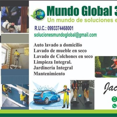 soluciones integrales mantenimiento, limpieza y jardinería. 0962628927