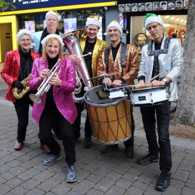 Funky 6 piece street band. Global and Christmas repertoire, We play stationary and on parade.