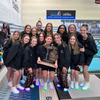 Northville Mustangs Women's Swim and Dive team