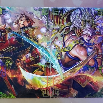 大戦歴は大戦3からなので18年です。戦国大戦で好きな武将はSR山県昌景で、英傑大戦では山県昌景を命(友好度1000)にしてます。youtubeに「イノコMAXが英傑でも戦場を真紅に染める!」シリーズで動画うぷもしてます。英傑大戦も毎日プレイしてます。カード全種類コンプしてます。デッキは騎馬メインです。リーグ最高:従一位