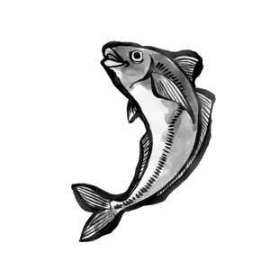 ただの魚だと思うか？この魚はな……なんていうかその。まぁ、人間っぽい魚だ。  #音楽#ゲーム イマイチ陸にいるのってしっくり来ないぜ。