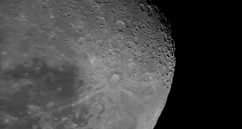 Star gazers extraordinaire,  we search space through a telescopic window.