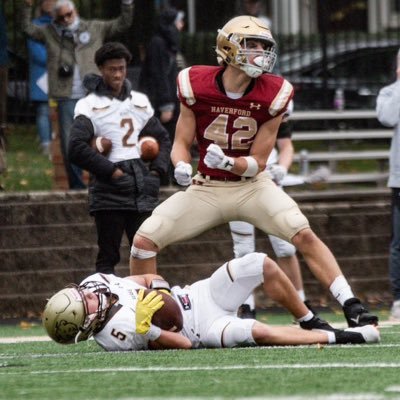 The Haverford School ‘25 Football/Lacrosse (defense) | 1st team all Inter-Ac OLB/TE/LS | 6’2 204 | 3.8/4 GPA Email: kellgard@haverford.org Phone :484-343-6182