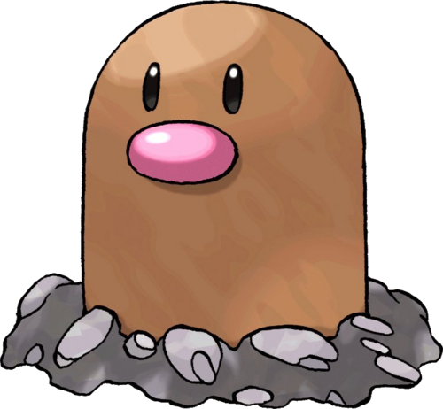 Lv8_Diglett's profile picture. Diglett. The movement of these Ground Pokémon can be easily detected by their tracks of upturned earth. #TeamFollowBack
