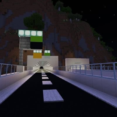 中2のマイクラ高速道路🛣️です！凄いと思ったらフォローよろしく！  #マイクラ高速道路  
YouTube→https://t.co/ClVKcKWL5z