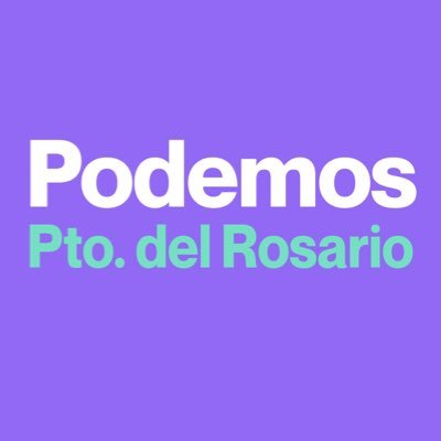 Twitter oficial de Podemos Puerto del Rosario (Fuerteventura). circulopodemospuerto@gmail.com