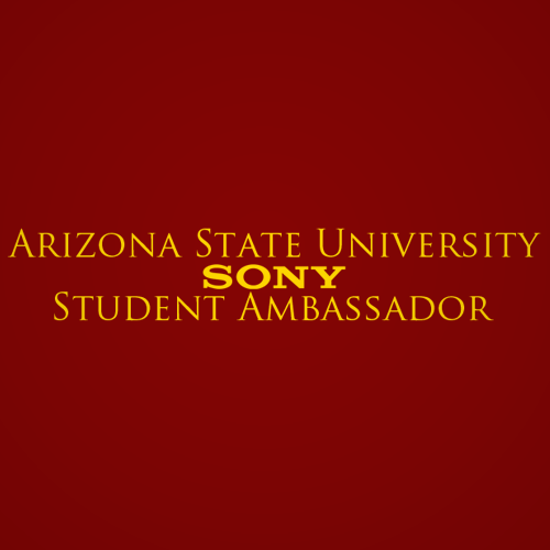 Sony Student Ambassador at Arizona State University - Informing students on my college campus of the many different benefits and features of Sony products.