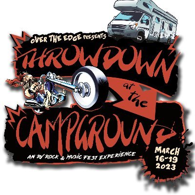 ThrowdownAt's profile picture. THROWDOWN AT THE CAMPGROUND
AN RV ROCK ‘N CAMPING MUSIC EXPERIENCE
PRODUCED BY OTE PRODUCTIONS
DEBUTS THUR, MARCH 16TH – SUN MARCH 19TH, 2023
FRUITLAND PARK FL