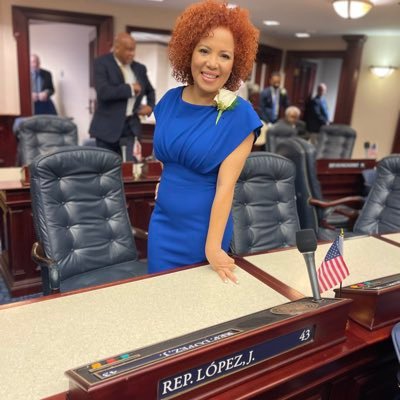 Afrolatina, mother and grandmother, former teacher and School Board member representing East Orlando (HD43) in the Florida House of Representatives.