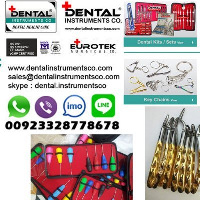 asmagorsiuk's profile picture. We are manufacturer and supply Dental Instruments, Dental Implants,
Visit  Our Online Websites
https://t.co/keDWagiVZF
https://t.co/0ldHIsiDDE