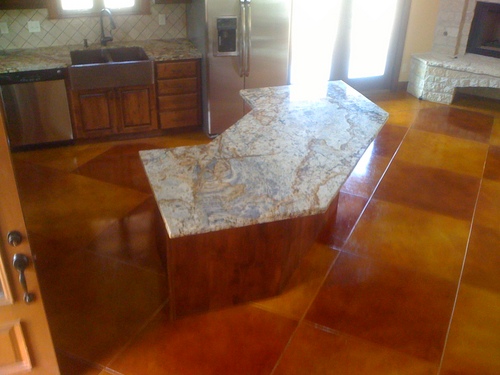 Transforming new and exisiting concrete into beautiful works of art! Concrete staining, scoring, engraving & polishing!