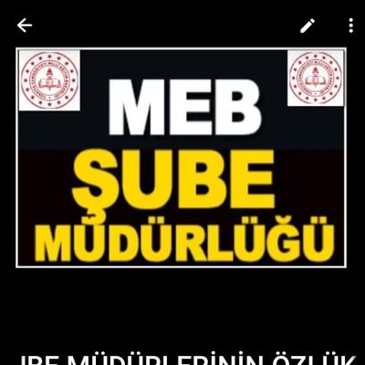 MebŞubeMüdürleri 👔