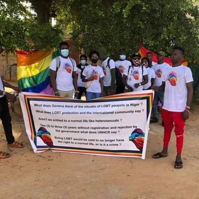 🇬🇧 We are Lgbt asylum seekers in Niamey, Niger. We are a group of 30 people that have been refused asylum by the Nigerien government and Unhcr Niger has been