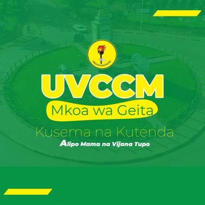 Umoja wa Vijana wa CCM MKO WA GEITA.

Kulinda Na Kujenga Ujamaa.
:
#KusemaNaKutenda
#AlipoMamaVijanaTupo