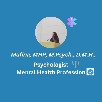 ✨ 𝑺𝒉𝒆/𝑯𝒆𝒓
⚕️ 𝘔𝘦𝘯𝘵𝘢𝘭 𝘏𝘦𝘢𝘭𝘵𝘩 𝘗𝘳𝘰𝘧𝘦𝘴𝘴𝘪𝘰𝘯
🧲 Founder @mind_serenity_
🎓 Certified CBT, ART, HYPNO, JPMR & Mindful
📄 APA, CCI, AAPi, ICP