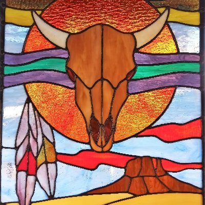 Dedicated Stained Glass Artist Creating Art That Catches The Sun