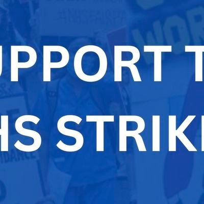 I support the struggle for decent pay and conditions.