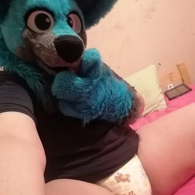 Little account of a blue wolf, 29, he/him. ABDL, furry.  DM friendly :).