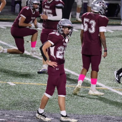 5’10 175, Mechanicsburg Highschool. RB/DB #25 C/O 2025