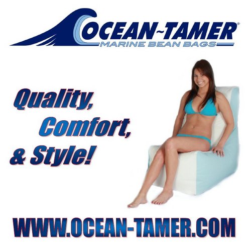 High Quality Marine Bean Bag Chairs and Marine Seating for Boats. 100% marine grade, Waterproof, UV and Mildew Resistant, Lifetime Warranty, and Made in the USA