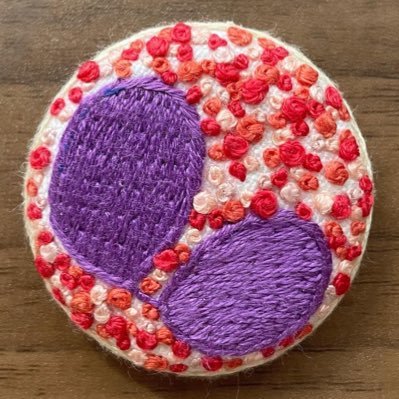 Mvr6rxQVUf26Uu0's profile picture. 琉大医学科41期 血球など刺繍してます🪡　組織像を刺繍する野望をもつ女。 ショップ：https://t.co/5oCt3o68v9