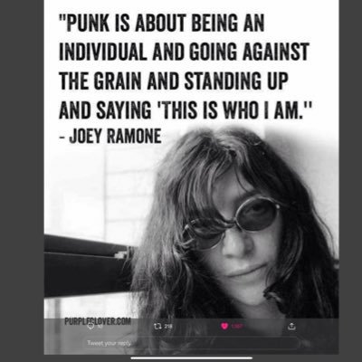 OG Punk rocker-Freedom. I love you all, I truly do. I’m not a whipping post. I push back against hate and injustice. Unvaxed! ULTRA MAGA!