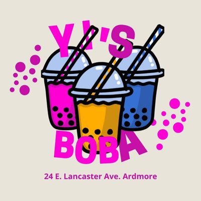 Boba Tea Shop offering hot & cold teas, smoothies, snacks, and rolled ice cream.