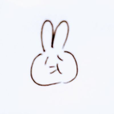 I draw rabbits. うさぎの絵を描いてます。