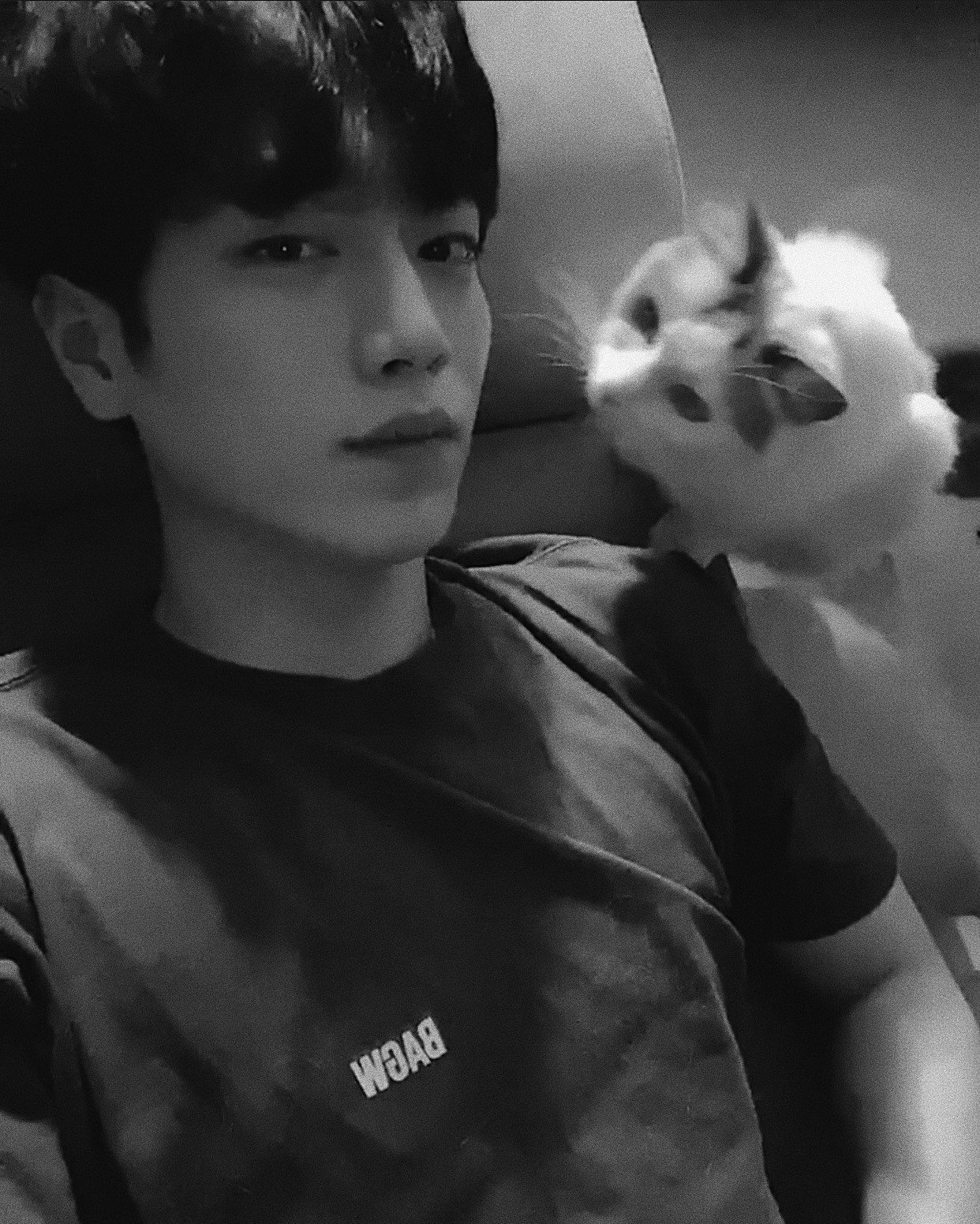 There're mysteries hidden in the deep beds of his brown eyes—from the surface of stolen specks in sunlight, to the abyss in the abysmal depths of dusky, auburn.